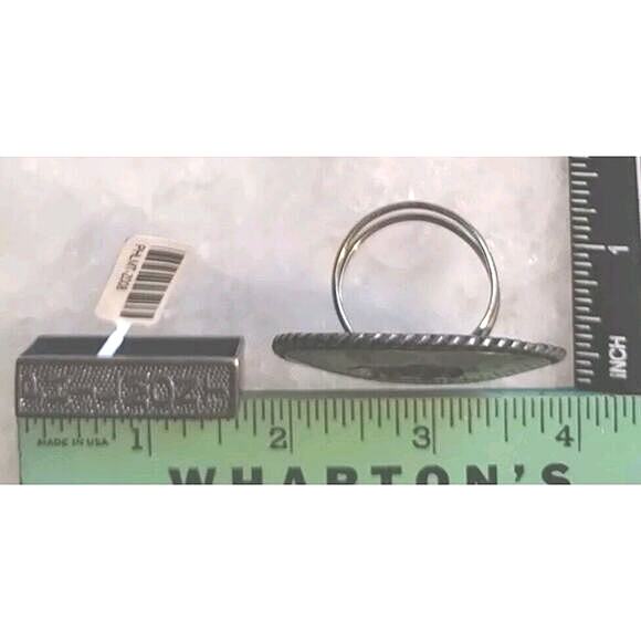 PHILMONT Scout Ranch STERLING SILVER Buffalo Tie BOLO & Pewter Belt Loop - Picture 6 of 7